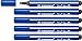 Produktbild STABILO - Gefederter Dreikant-Filzstift - Trio Scribbi - 5er Pack - blau