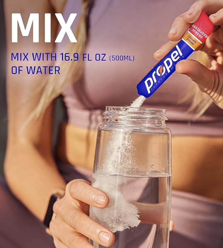 Propel Zero Sugar Electrolyte Powder Packets, 10 count pack of 4 (40 Count, Lemon)