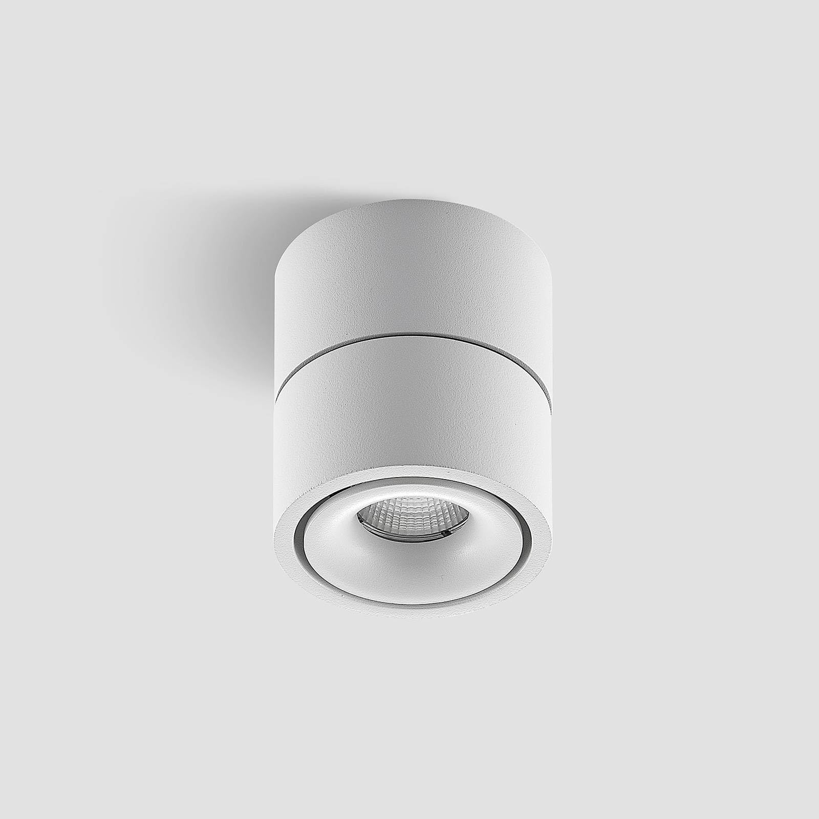 Arcchio LED Deckenlampe Rotari (Modern) in Weiß aus Aluminium (1 flammig,) - Deckenleuchte Wandleuchte Strahler Spot Lampe Flurleuchte