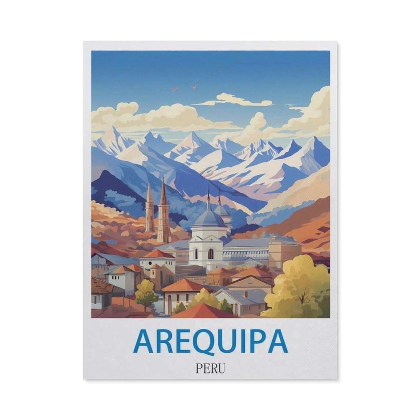 BEAYODKP DIY 5D Diamond Painting，Arequipa Peru（40x50cm）