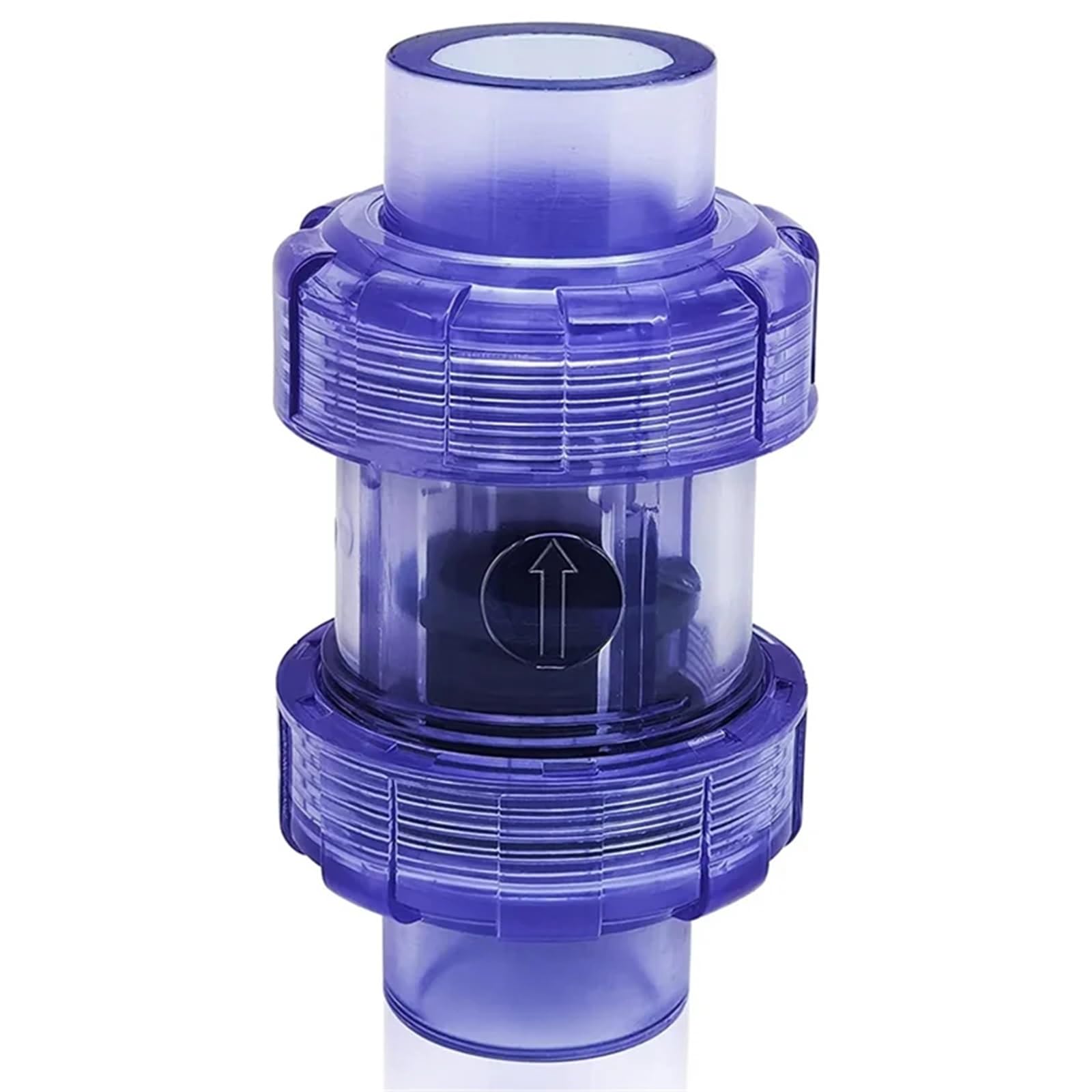 Clapet anti-retour en PVC transparent AT29 idéal pour l'arrosage du jardin et piscine