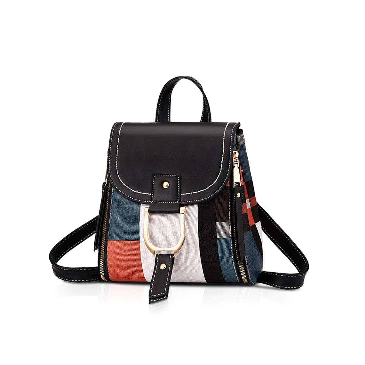 NICOLE&DORIS Sac à Dos Femmes Petit Sac à Dos Sac bandoulière Sacs à Main Sac à Dos pour Dames Cuir Sac à Dos Sac d'épaule