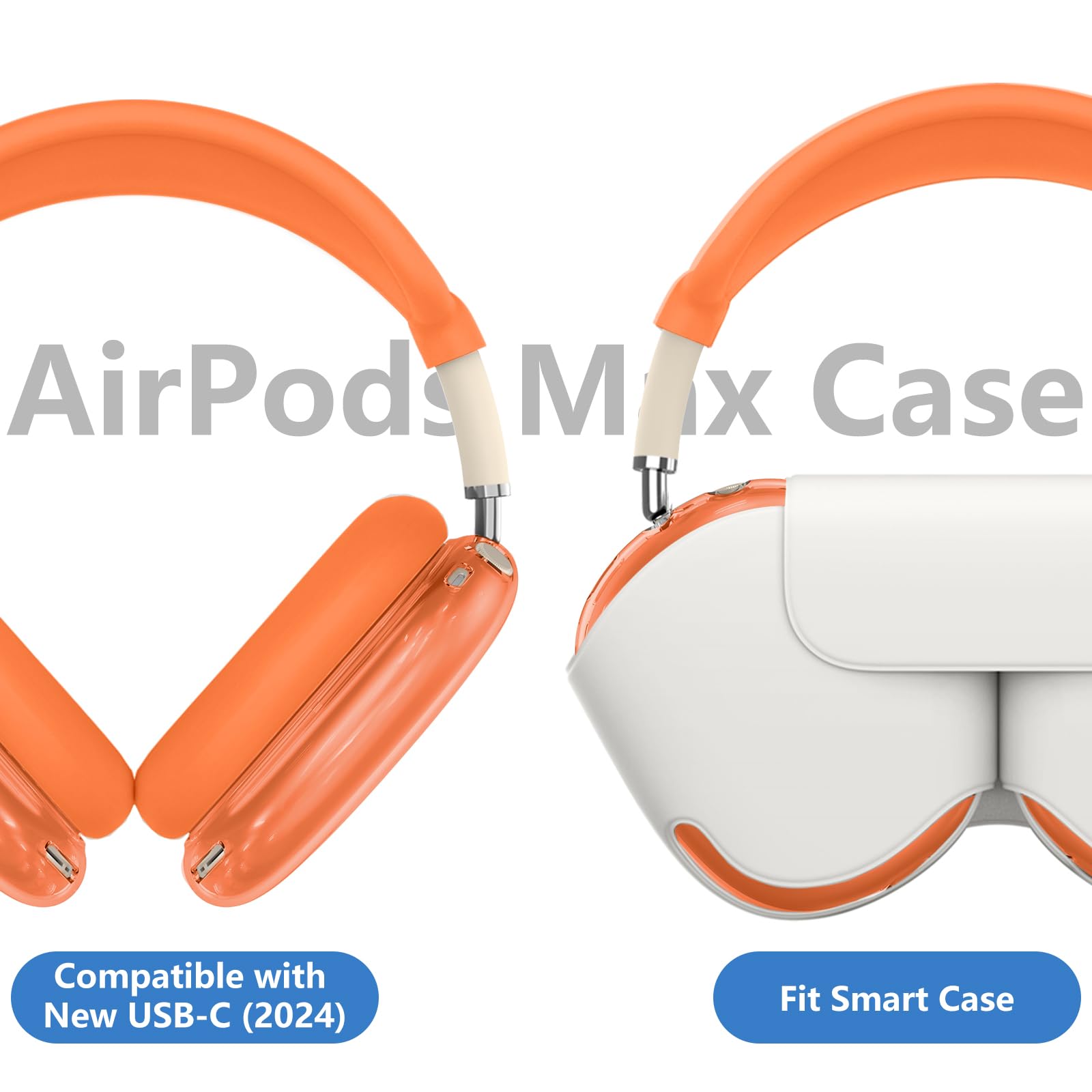 Amazon.com: for AirPods Max 2/1 Case Cover, Ear Pad Case Cover/Ear
