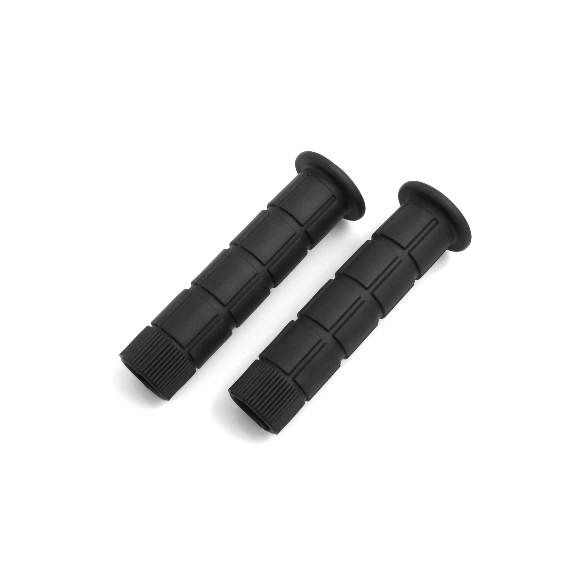 System-S Rubber Bicycle Handlebar Grips Handlebar Grips for Bicycle BMX MTB in Black