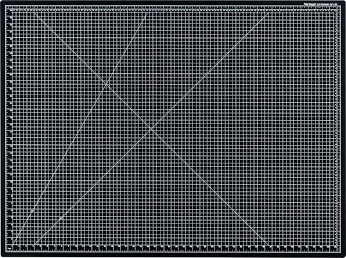 Dahle Vantage 10674 Premium Self-Healing Cutting Mat, 36'x48', 1/2' Grid, 5 Layers for Max Healing, Perfect for Crafts & Sewing, Black
