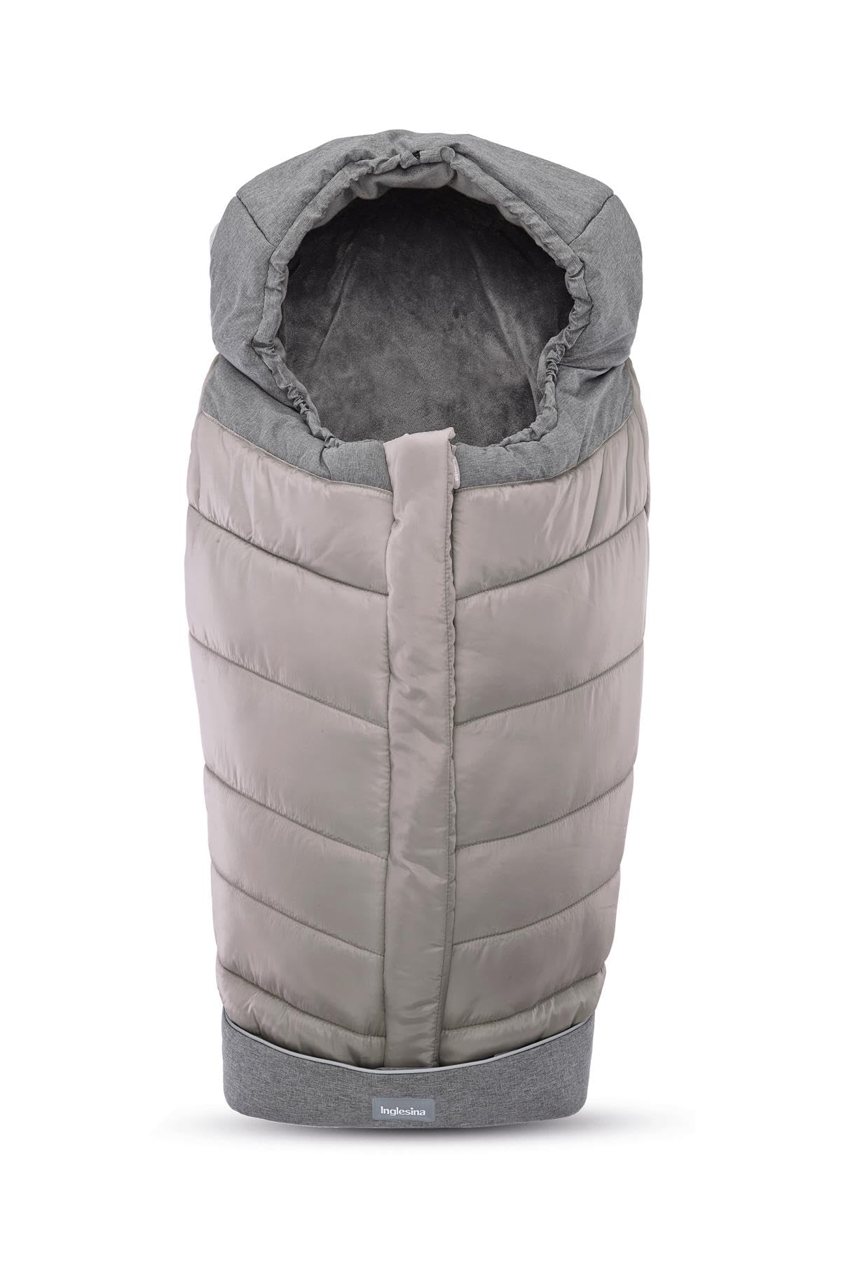 Sacco Invernale Neonato Inglesina Newborn, Imbottito, Caldo e Confortevole, Per Carrozzina e Ovetto Inglesina, Protezione Freddo, Desert Beige