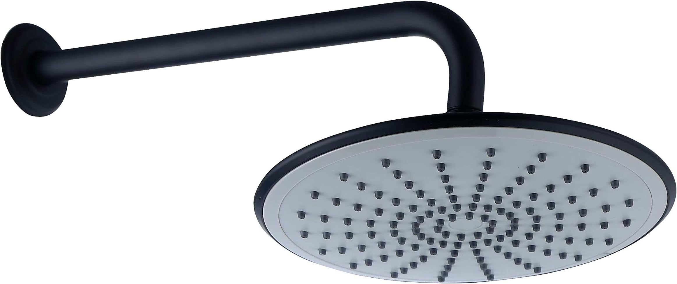 Derengge SH-021-MT 9" One Function Rainfall Shower Head, Meets UPC,cUPC Standard,Matte Black