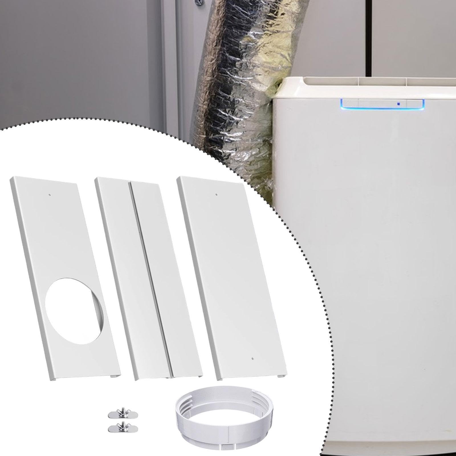 Kit de Fenêtre pour Climatiseur Portable, Panneaux D'étanchéité Télescopiques Universels pour Fenêtres