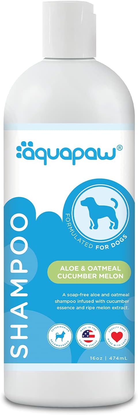 Aquapaw - Hypoallergenic Dog Shampoo - Deodorizing Pet Shampoo Cleans Smelly Dogs - Soothes and Moisturizes Dry, Sensitive Skin -…