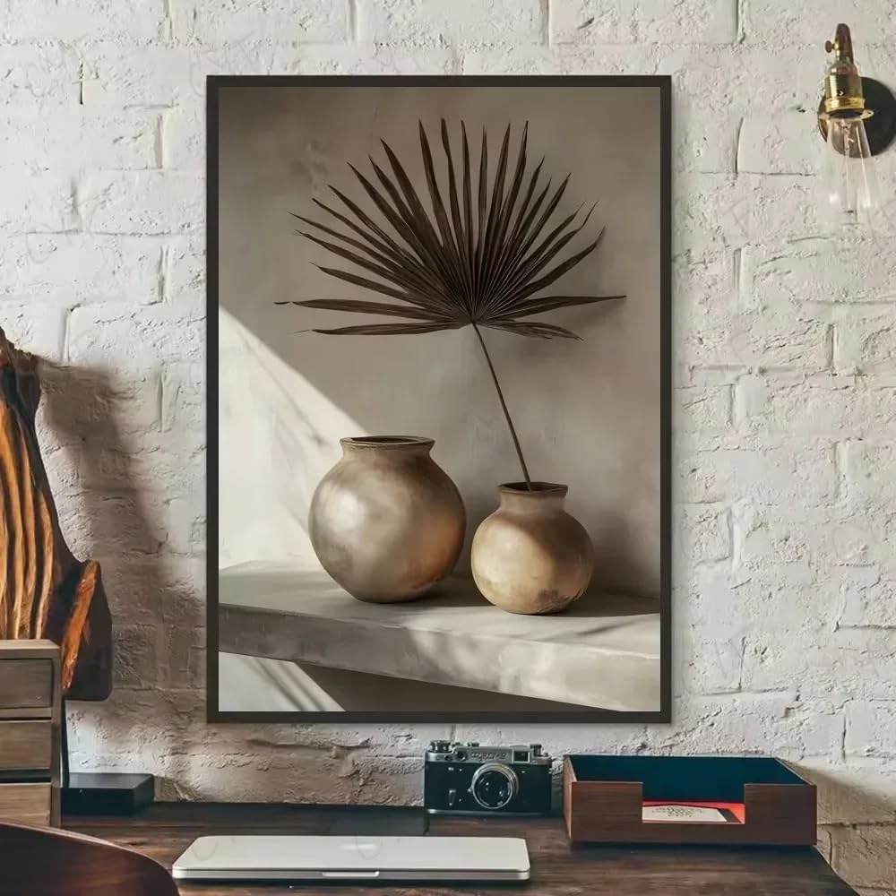 Dittelle Italian Lemon Orange Olive Tree Retro Mediterranean Greece Landscape Poster Canvas Wall Art Prints Home Decor(50x70cm/Frameless)