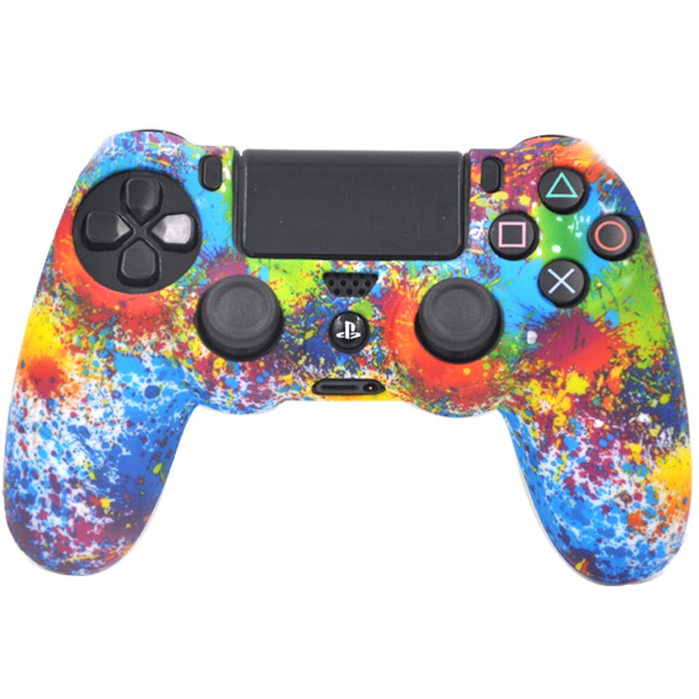 Anti-Rutsch-Silikon-Controller-Abdeckung für PS4/Slim/Pro Controller Farbe Graffiti