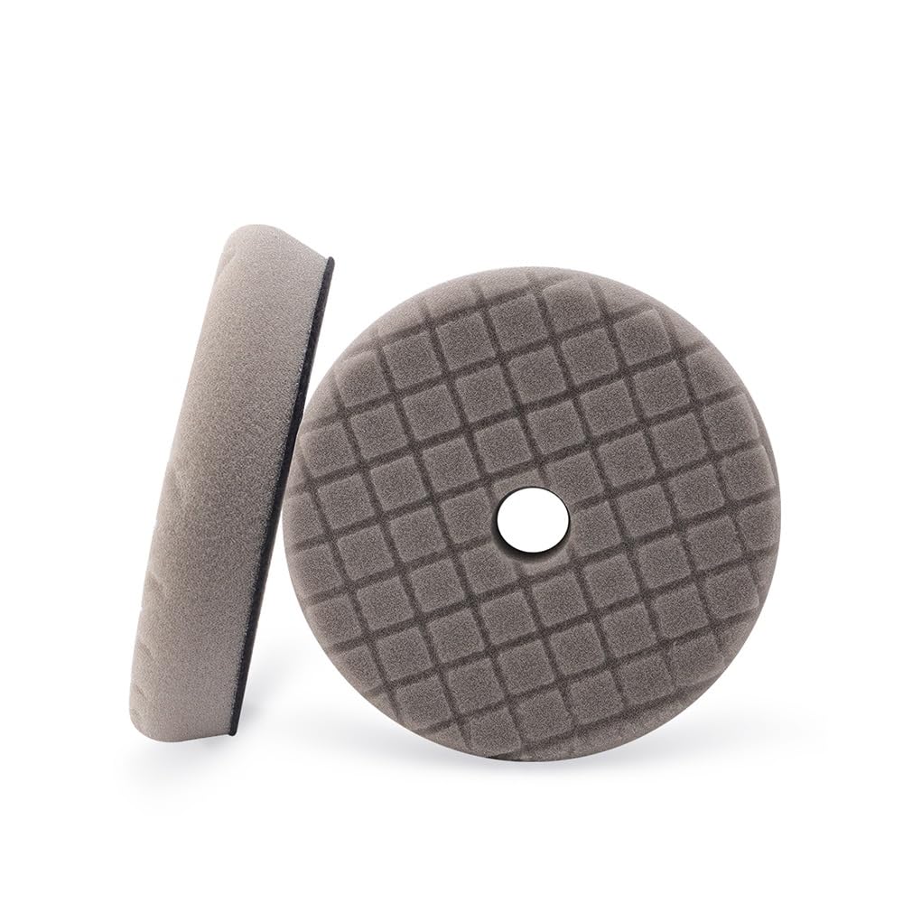 SPTA PRO Blue Moderate-Cut Foam Polishing Pads, 1Pc 6 Inch 150mm Backing Plate Compound Buffing Polishing Sponge Pads for Car Buffer Polisher Compounding, Polishing and Waxing -SF602