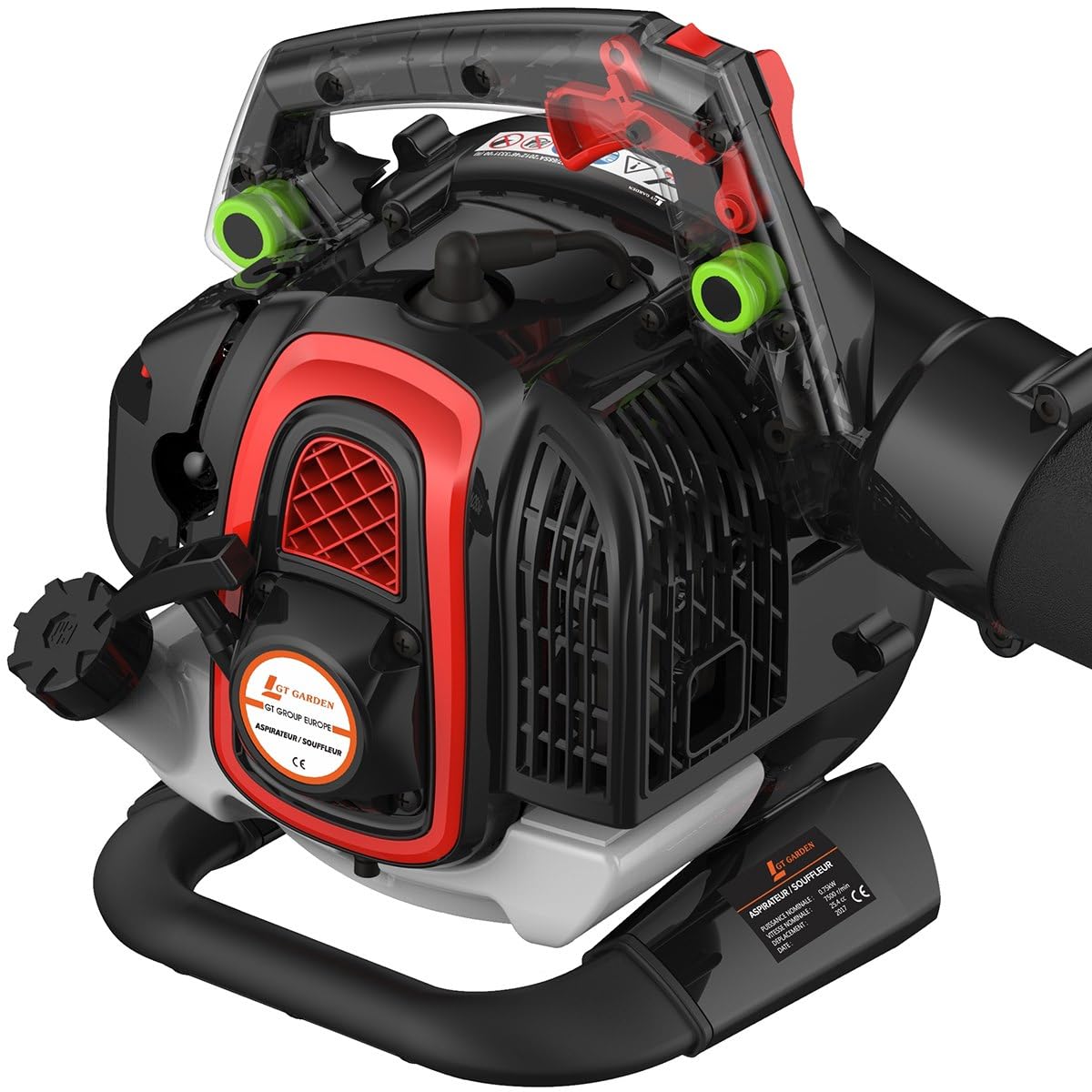 Souffleur - Aspirateur - Hachoir Thermique 26 cm3