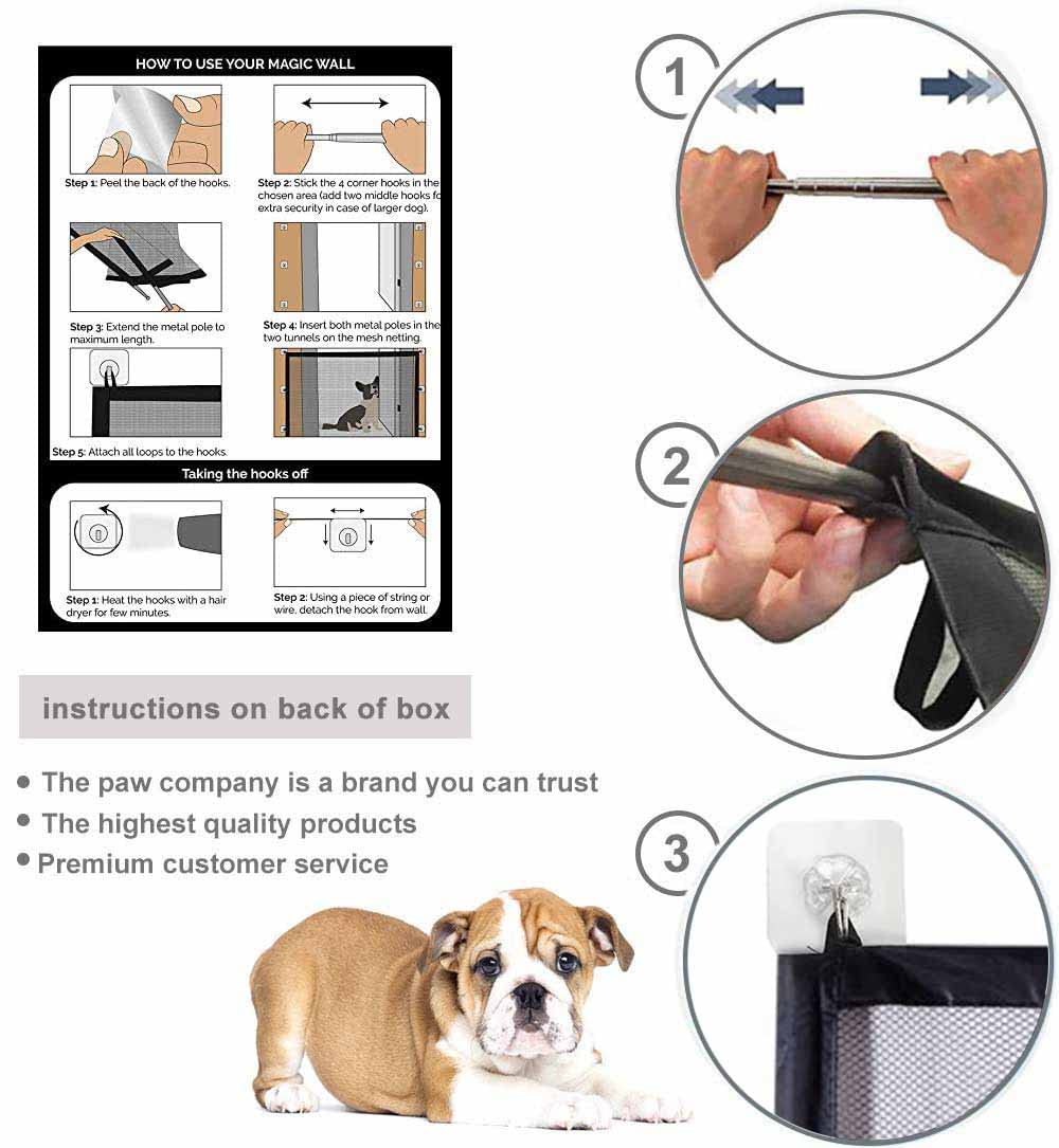 Barriera Sicurezza Per Animali Domestici - Cancello Pieghevole Per Cucina, Scale E Balconi - Foto 2