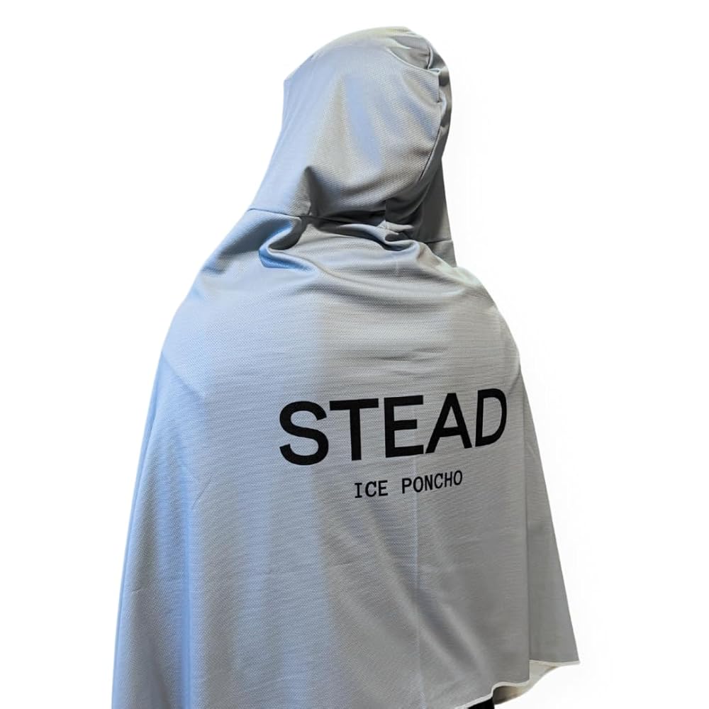 STEAD 冷感アイスポンチョ 2枚 Amazon.co.jp: [STEAD] 冷感アイスポンチョ｜熱中症対策