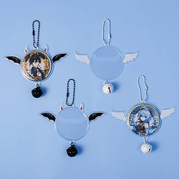 Amazon.co.jp: Oaec 缶バッジカバー キーホルダー式 57mm対応 4