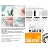 Deleter Screen Tone Jr JR-128 [Static Pattern 25%][Sheet Size 182x253mm (7.16x9.96)] For Comic Manga Illustration Graphic Screentone