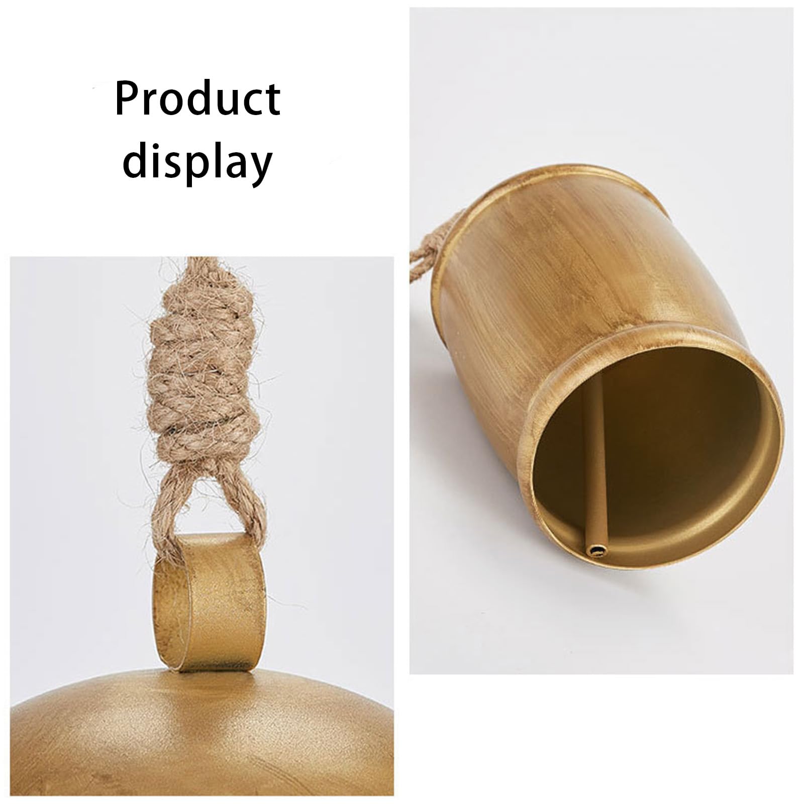 Decorativo Facile Da Appendere Campane Di Natale Ornamento Metallo Ciondolo Con Suono Di Risonanza Per Albero E Casa Decorazione Interni E Esterni Festival Decorazione