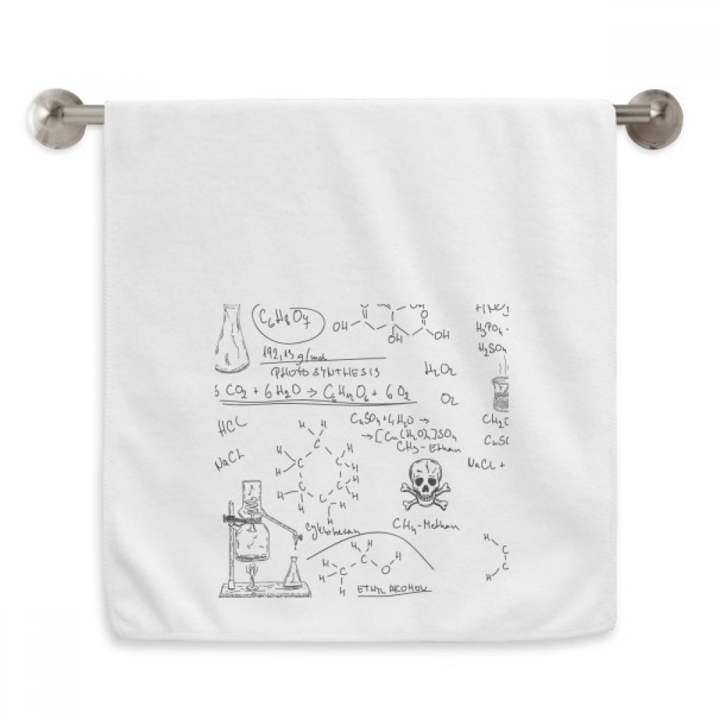 Serviette de toilette chimie blanche 13x29" idéale pour le laboratoire