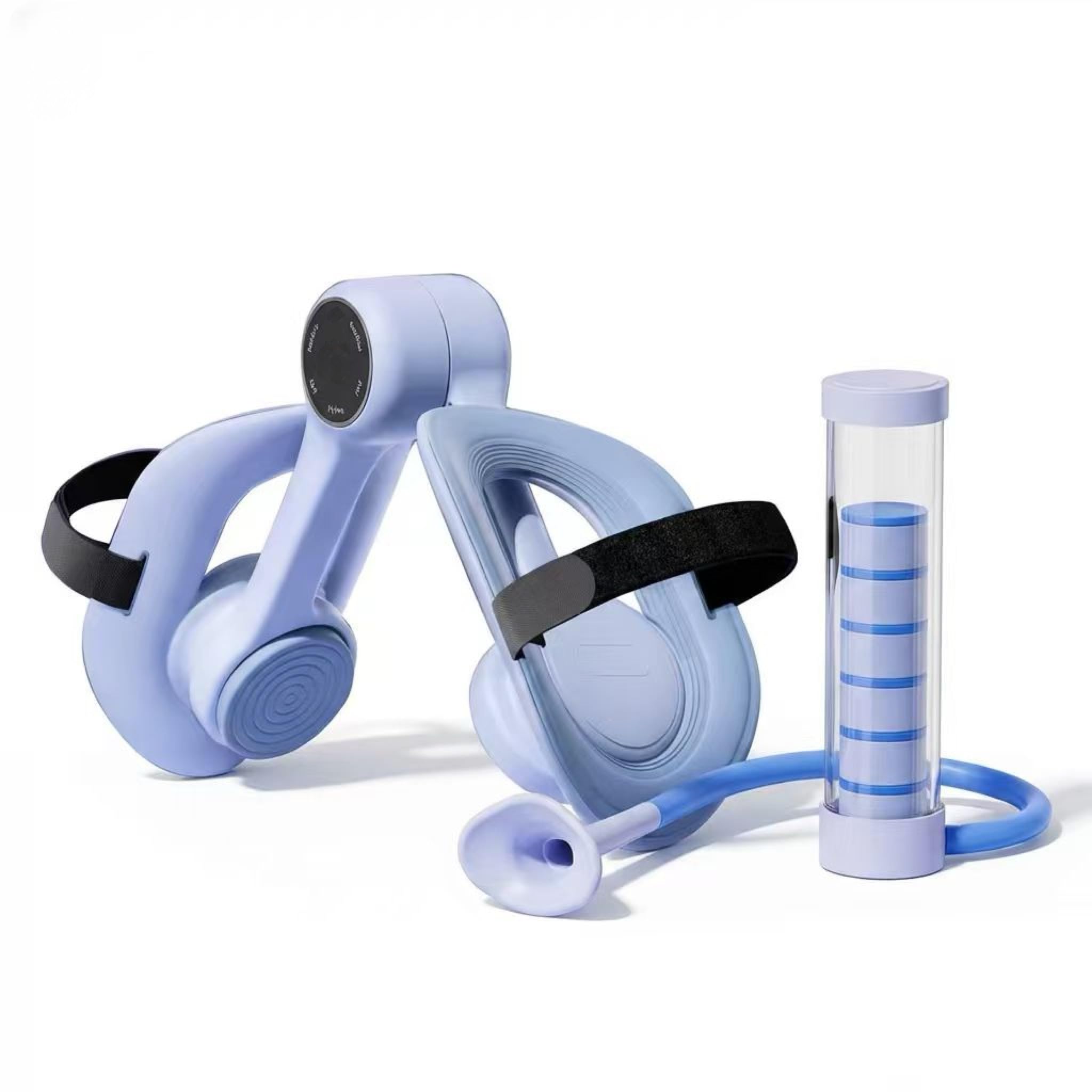 2 Pcs Thigh Master Suit Pelvic Floor Exercise Devices Pelvic Floor Trainer Woman Upgraded Anti-Slip Strip for Exercising