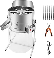 MELONFARM 18" 110V Electric Double-Ring Leaf Bowl Trimmer for Buds, Fruits, Flowers - Hydroponic Trimmers with 6 Extra Blades