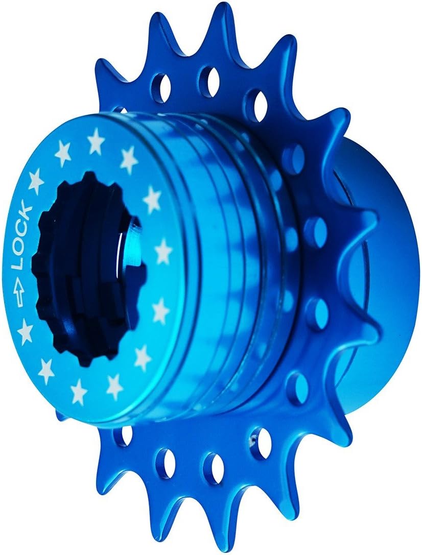 Bike Single Speed Fixie Cassette Conversion Kit Compatable Shimano 18T Colors