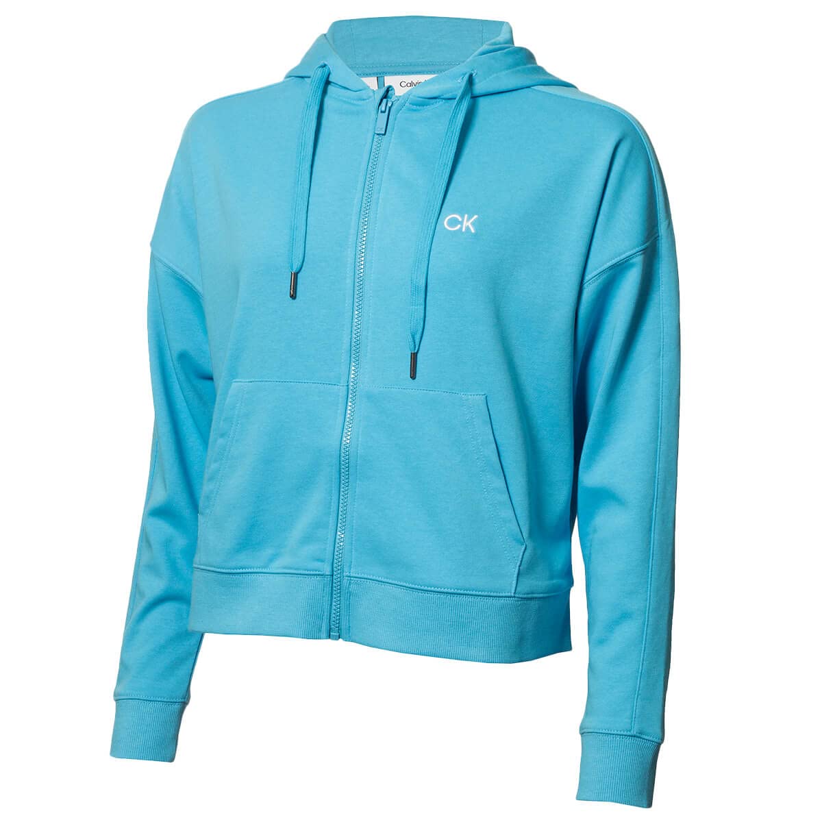 Calvin Klein Capa 2023 - Felpa con cappuccio da donna con zip intera e traspirante