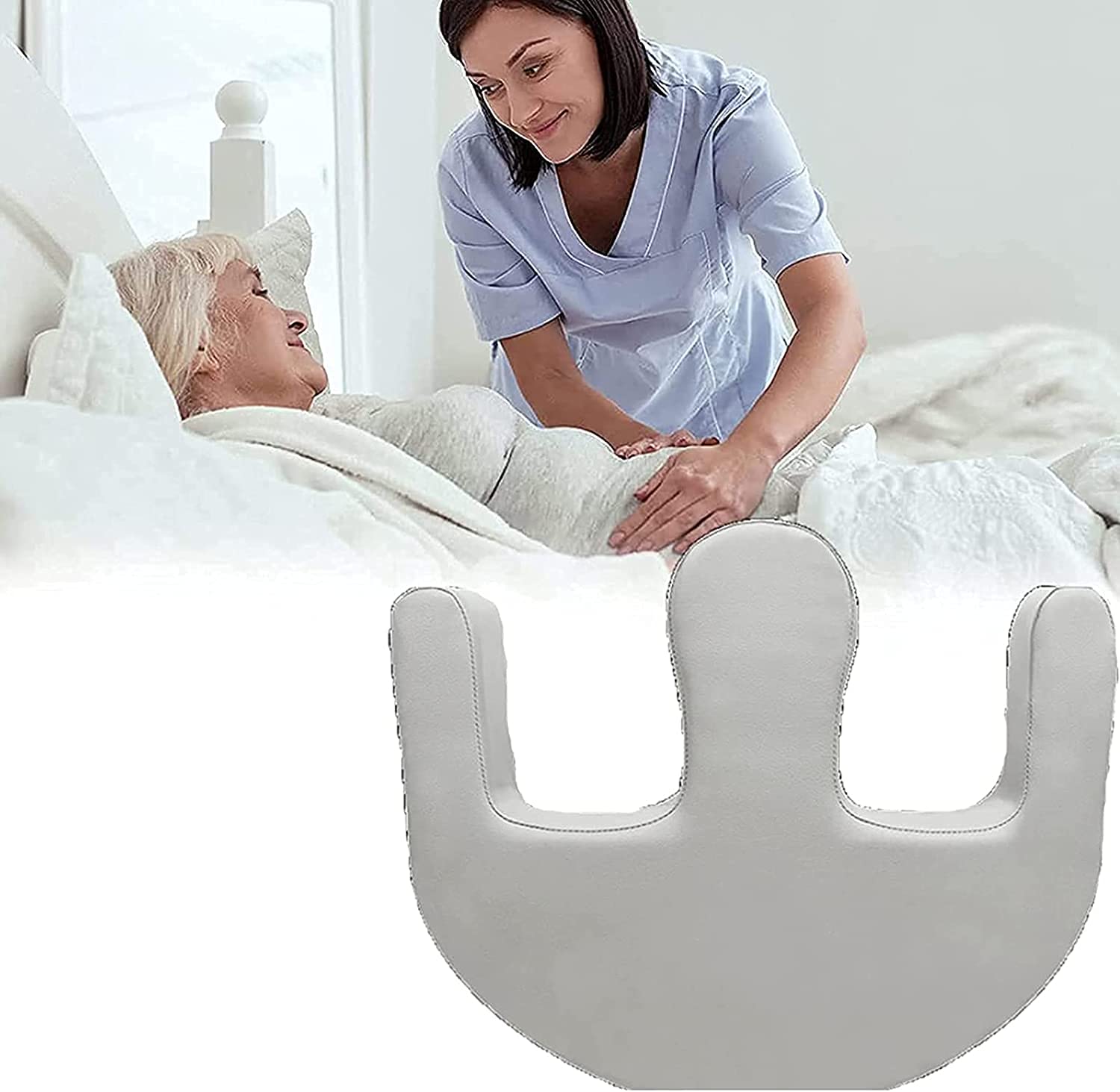 EHVYBDX Bed Rest Patient Turning Device-Multifunctional Pu Leather Turning Pad,Anti-Decubitus Paralysis Bed Rest Products,Nursing Turning Aid