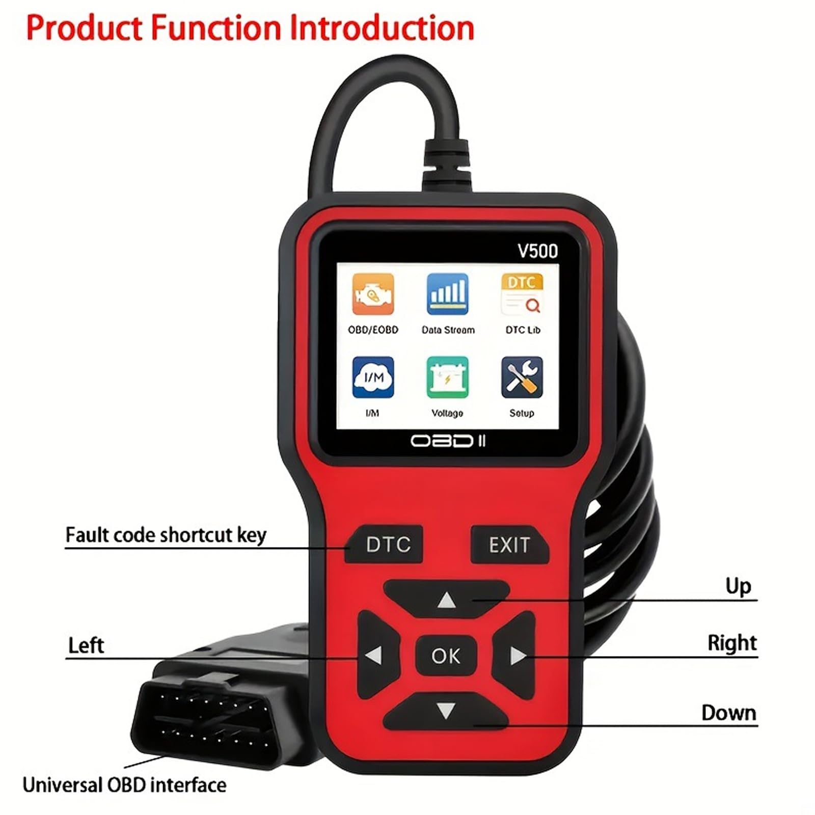 Scanner OBD2 Diagnostica Auto per Renault Clio Carpet 2000-2026