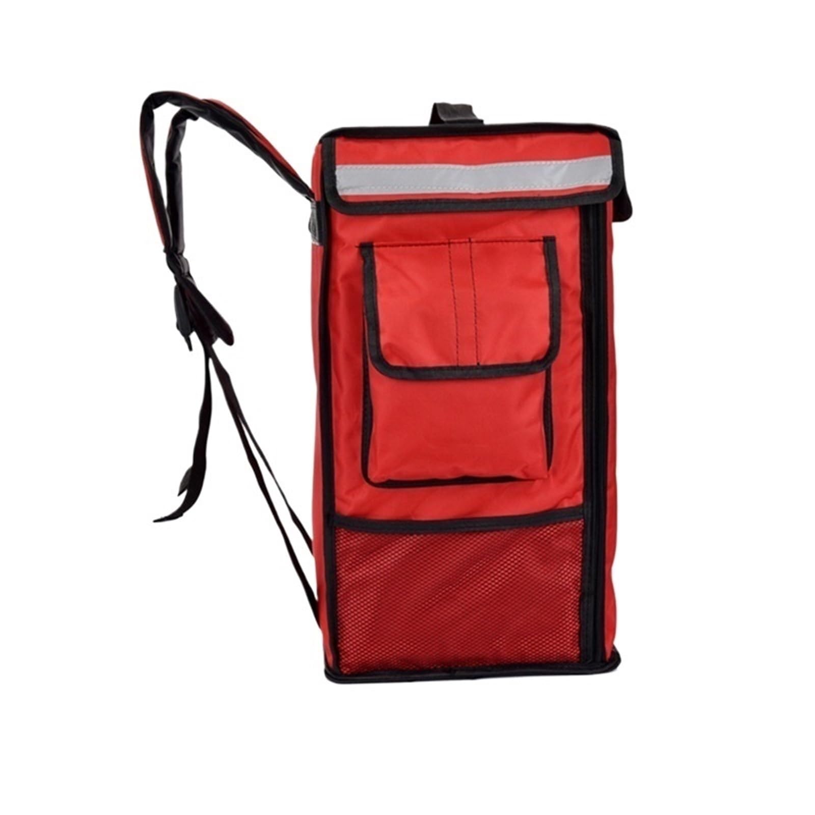 Bolsa Entrega Alimentos Frio Y Caliente, 35L Mochila Bolsas De Enfriador Grandes Cake Takeaway Caja Congelador Comida Rápida Pizza Entrega Incubadora(Red)
