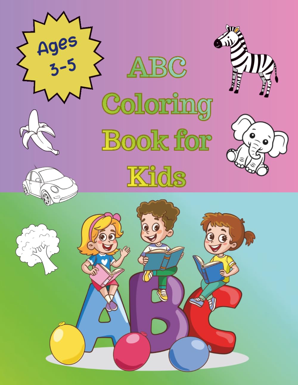 My first ABC coloring book