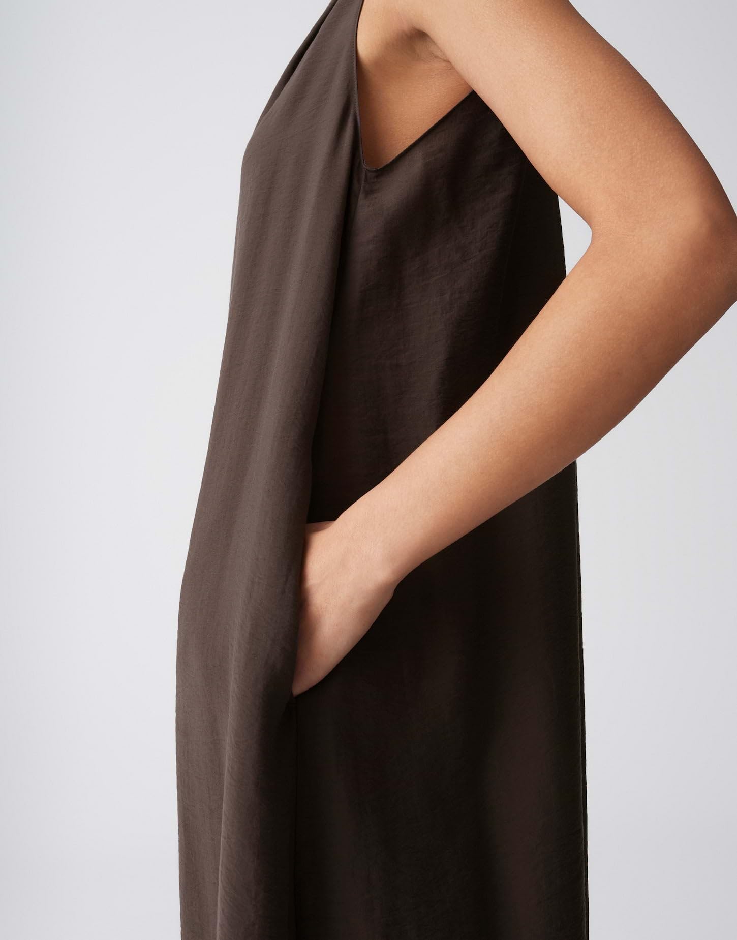 OPUS Damen Midikleid | Neckholderkleid aus feinem Modal Mix