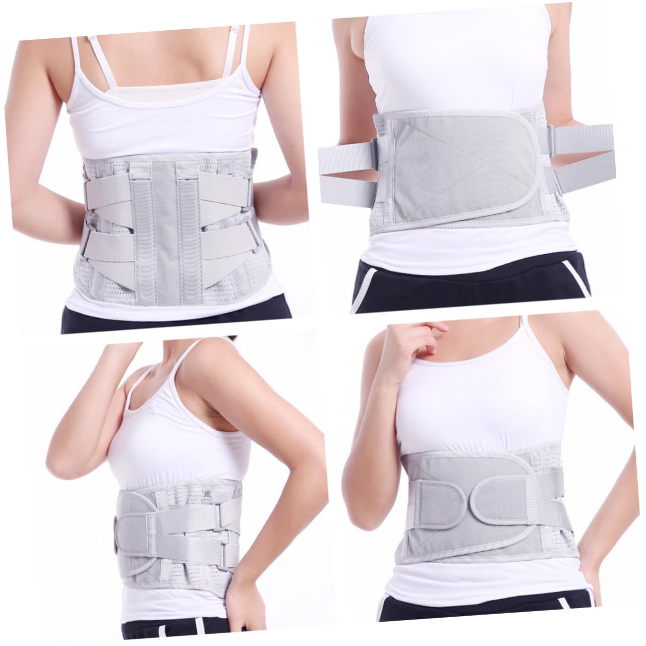 TOVINANNA Support Breathable Waist Supporter Waist Lifting Lumbar Support Braces Magnetic Back Brace Body Trimming Brace Lifting Back Protective Waist Strap Wide Waist Stomach Waist Brace