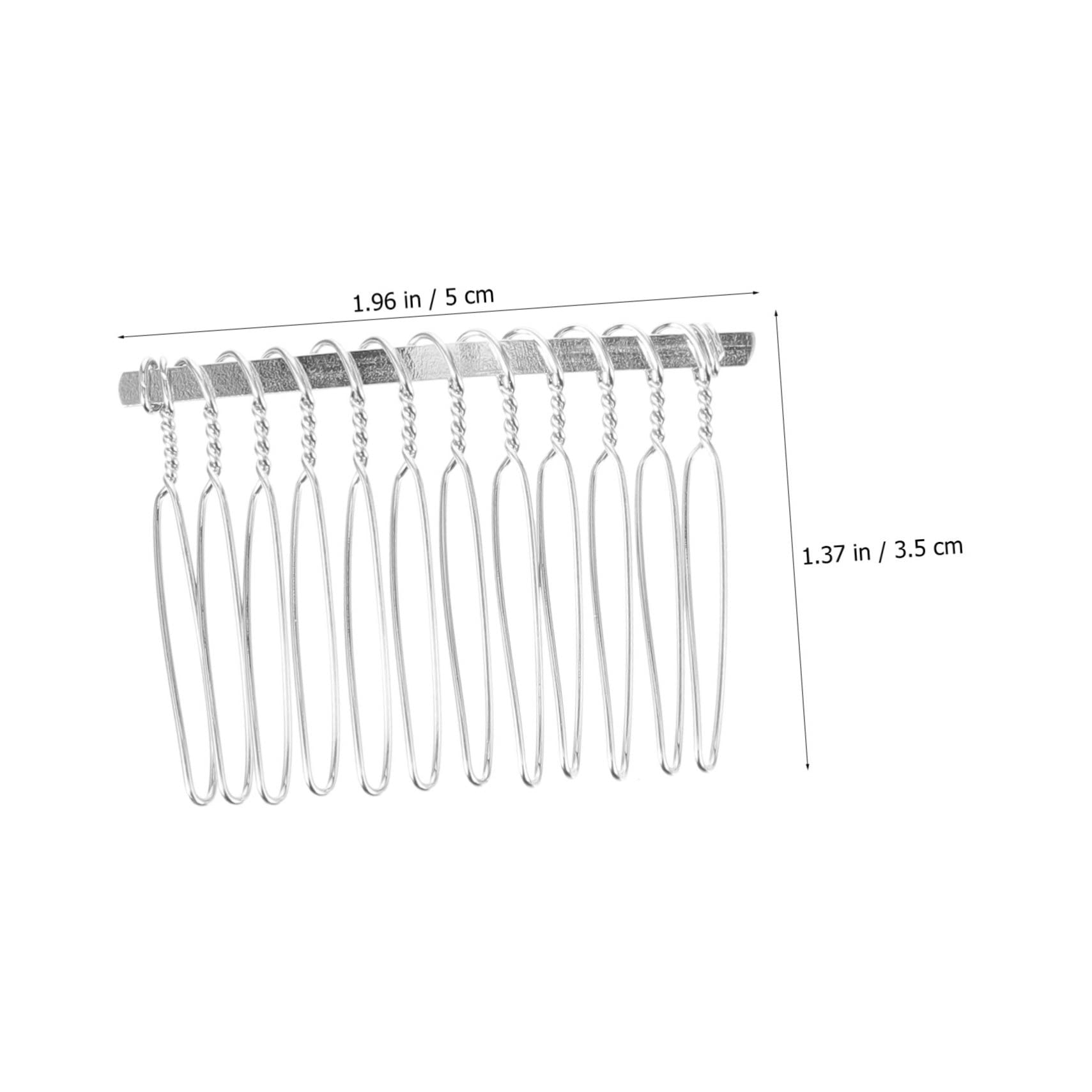VICASKY 100 Pezzi Pettine Sposa con Decorazioni Floreali Accessorio per Matrimoni e Feste e Portatile per Acconciature Chic