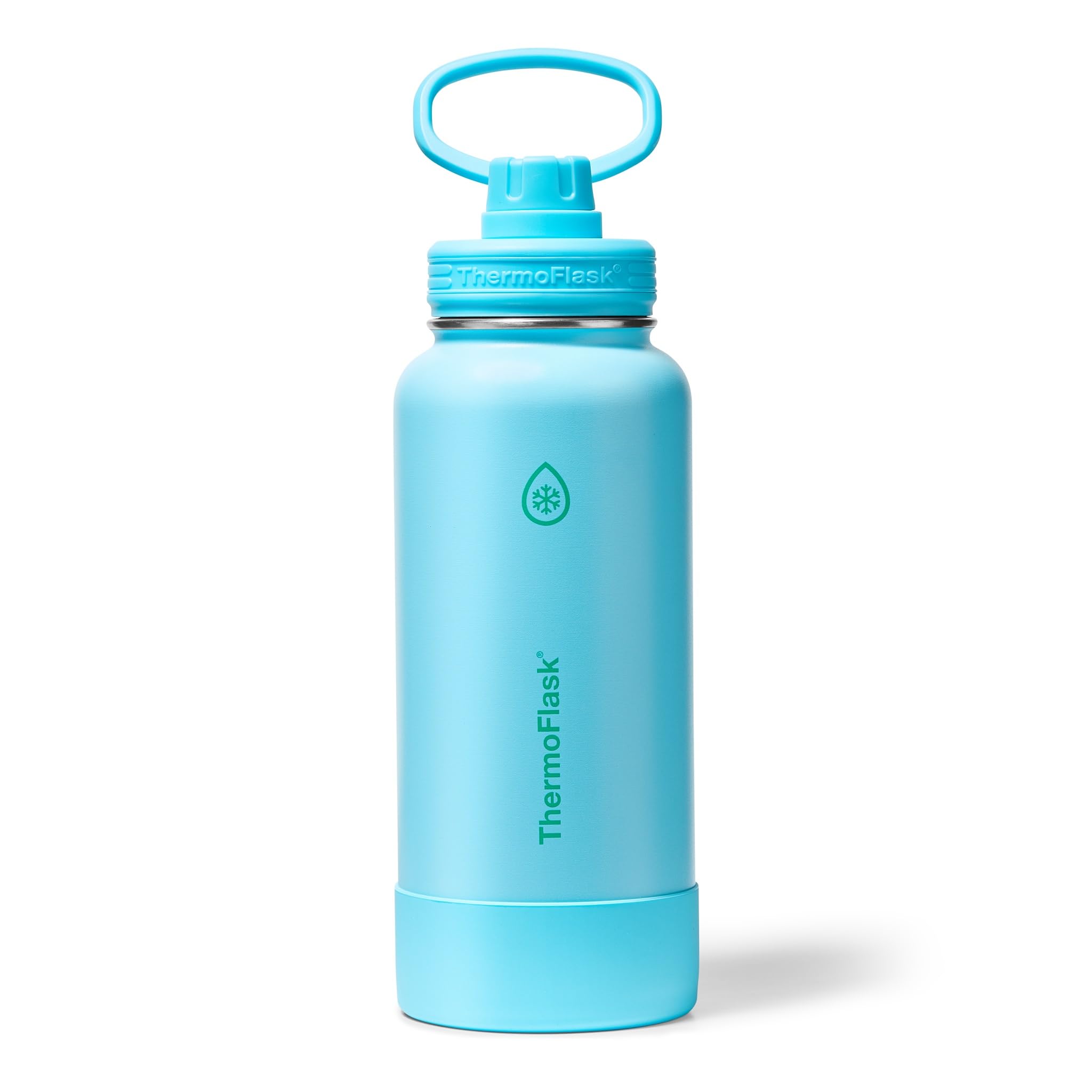 Insulated Water Bottle with Spout Lid (32 oz, Vivid Blue) - Leakproof, Stainless Steel Water Bottle for Cold & Hot Drinks, Travel & Daily Hydration