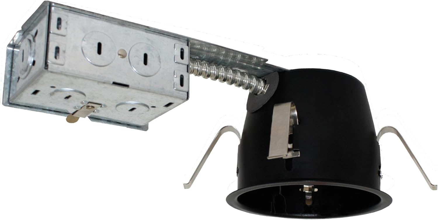 Elco EL49LDRICAS GU10 Remodel Recessed Housing for 4" Trims - Airtight - N/A