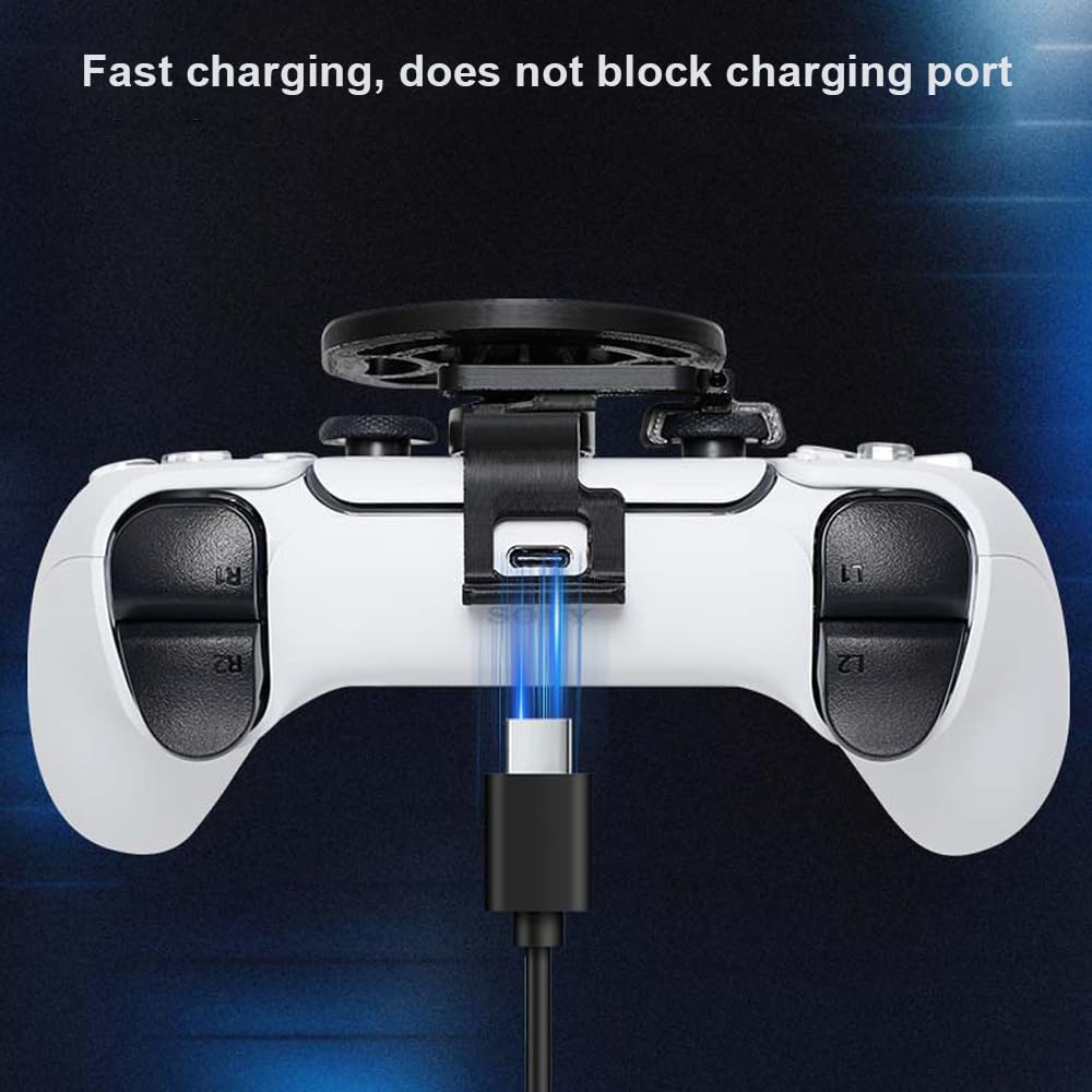 Mini volante para P5 y para P5 Pro/Slim Mando auxiliar para videojuegos Accesorios para volantes de repuesto (Negro)