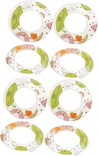 Amosfun Mini Anel De Natação Para Piscina 8 Peças Suporte Para Bebidas Lata De Refrigerante Bóias Porta-Bebidas Flutuante Jangada De Boneca Bebida Flutuante Mangas De Café Anel