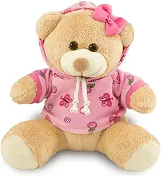 Ursinha de Pelúcia com Capuz 20cm