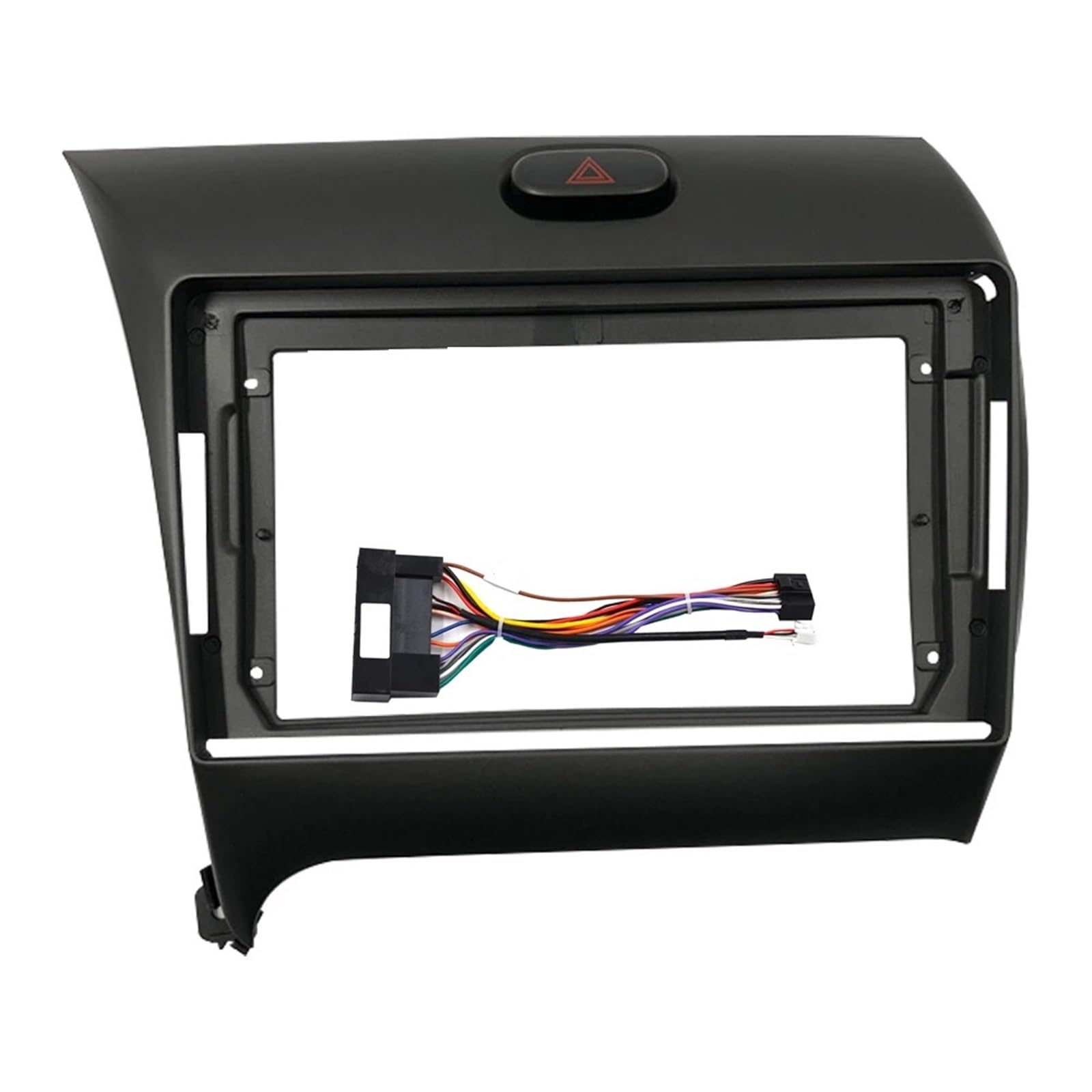 Rama panelu radia 9-calowy adapter ramy deski rozdzielczej samochodu z systemem Android, radioodtwarzaczem Pasuje do Kia K3 Cerato Forte 2013-2018 Ramka do radia(Frame-cord-LHD)