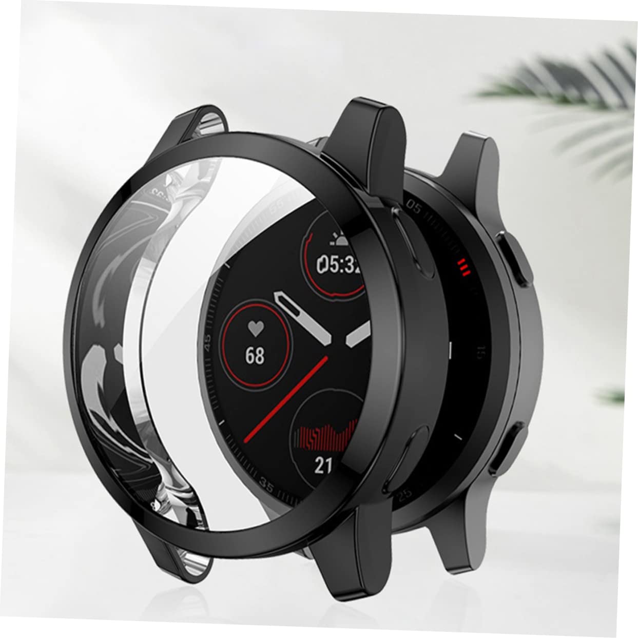 UKCOCO 24pièces Étui De Écran TPU pour Montres Venu Anti-Rayures Facile à Installer Couverture Complète des Accessoires De Montre