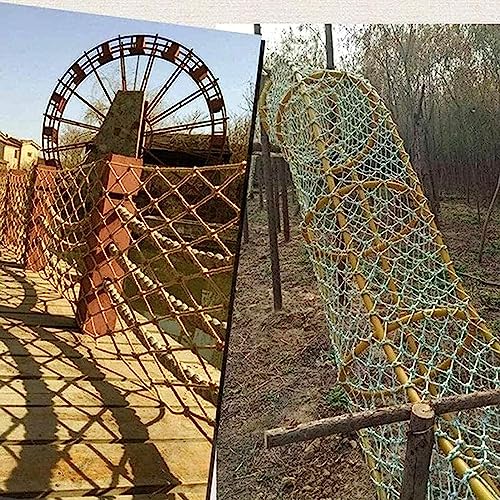 Wytrzymała siatka bezpieczeństwa dla dzieci – wytrzymała siatka ładunkowa na plac zabaw, domek na drzewie i przygodę na świeżym powietrzu – zapewnia bezpieczeństwo dzieci, łatwy montaż, zabawny i