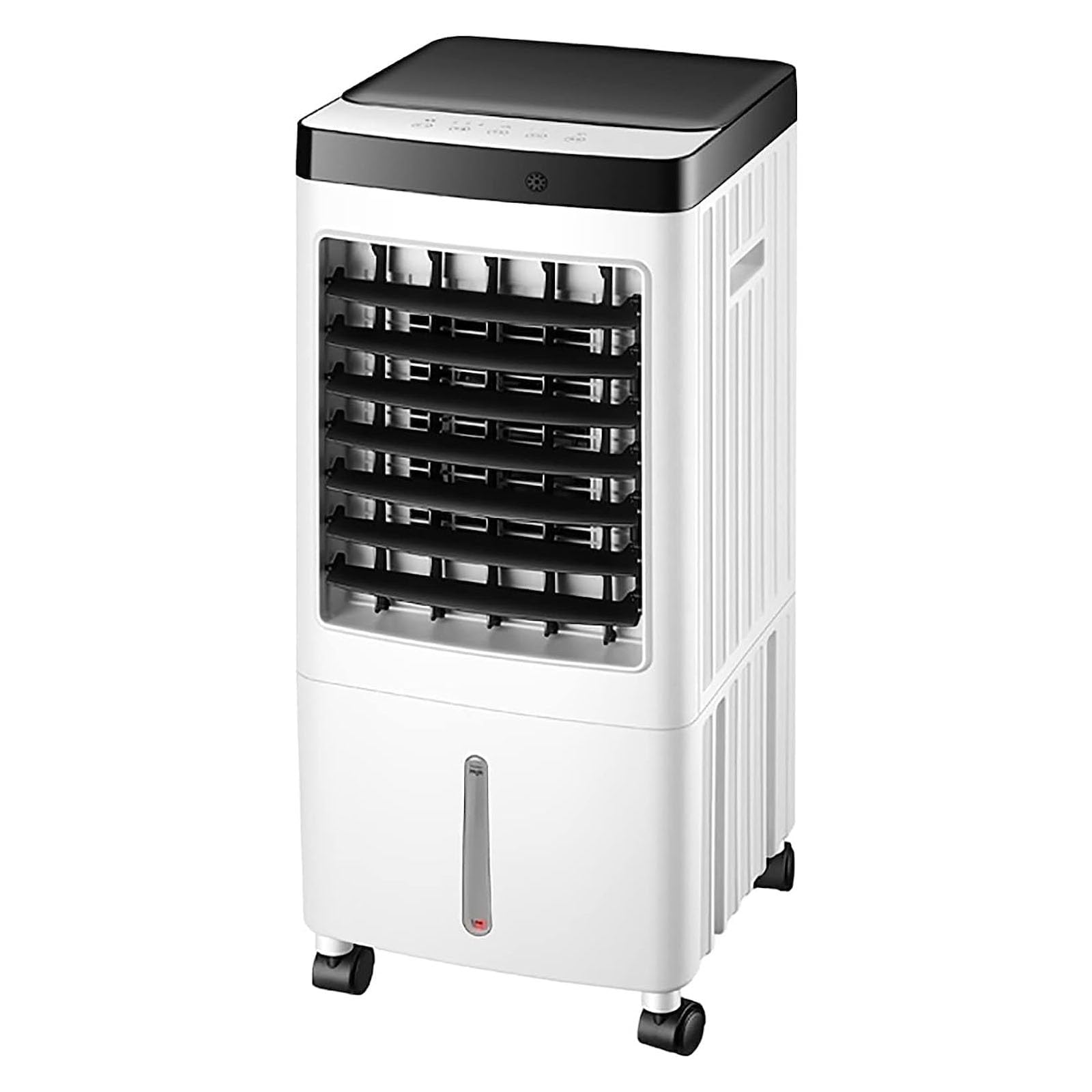 WJYCGFKJ Energy Efficient Ventless Evaporative Air Cooler 10L Portable Mini Water Chiller AC Fan 3 Speed Control Timing Function For Bedroom Office Dorm Small Household Indoor Spaces