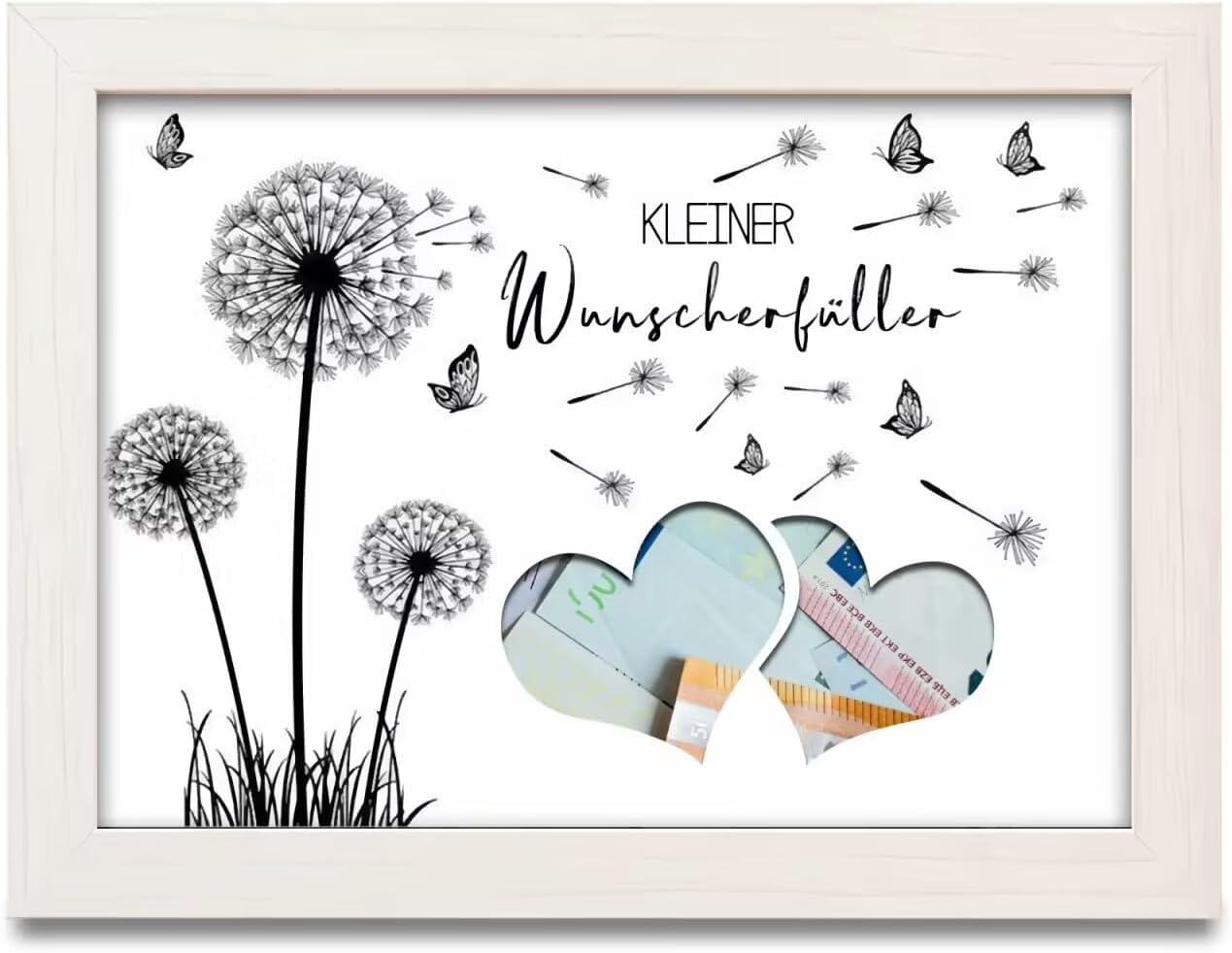 Geldgeschenk Bilderrahmen - Kreative Verpackung 23,5x18,4cm