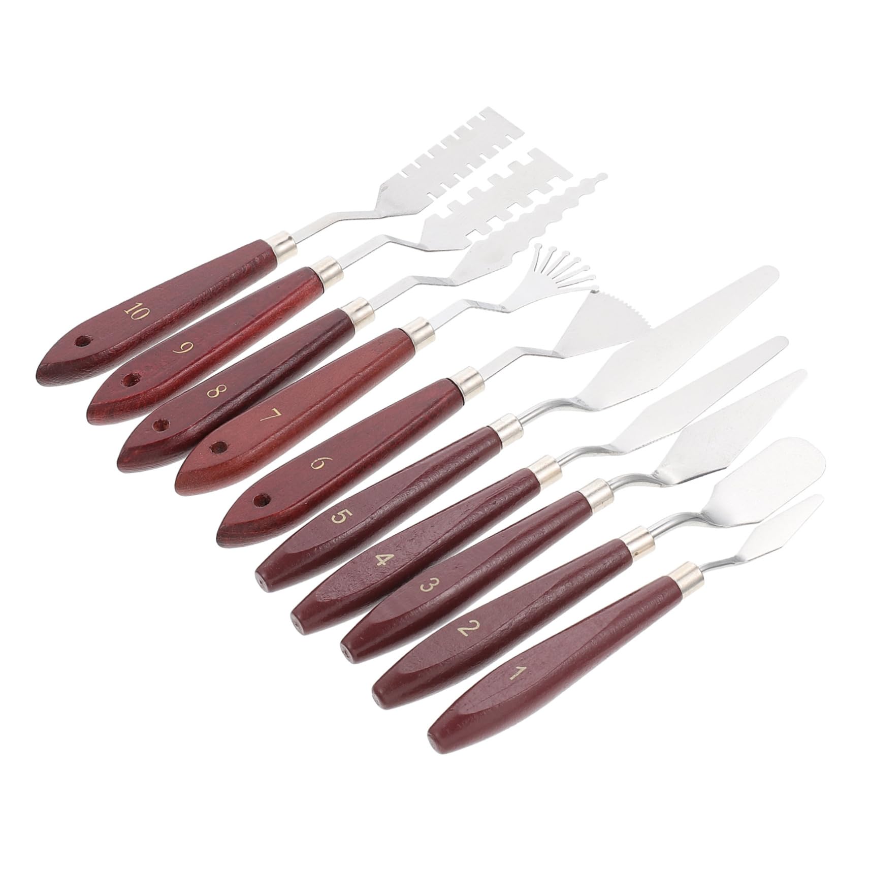 Beatifufu Oil Painting Spatula Set Perfect for Beginners Teachers Students Lightweight Easy to Clean