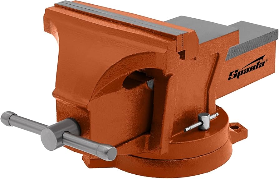 スキー muro Sparta Torno/Morsa De Bancada 8' (200 Mm) Giratória Com Bigorna