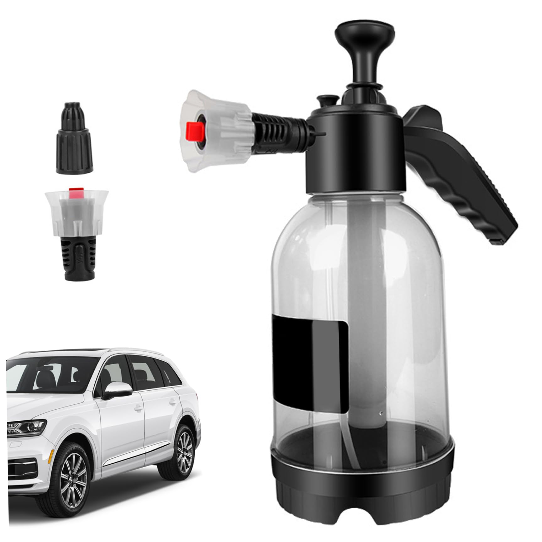 Auto Foam Sproeier - Schuim Sproeier Voor Auto Wassen | Wasstraat Zeep Schuim Sproeier Handpomp Druk | Schuim Kanon Tuinslang Sproeier | Hogedruk Handdruk Pomp Sproeier Voor Indoor Tuin Yard