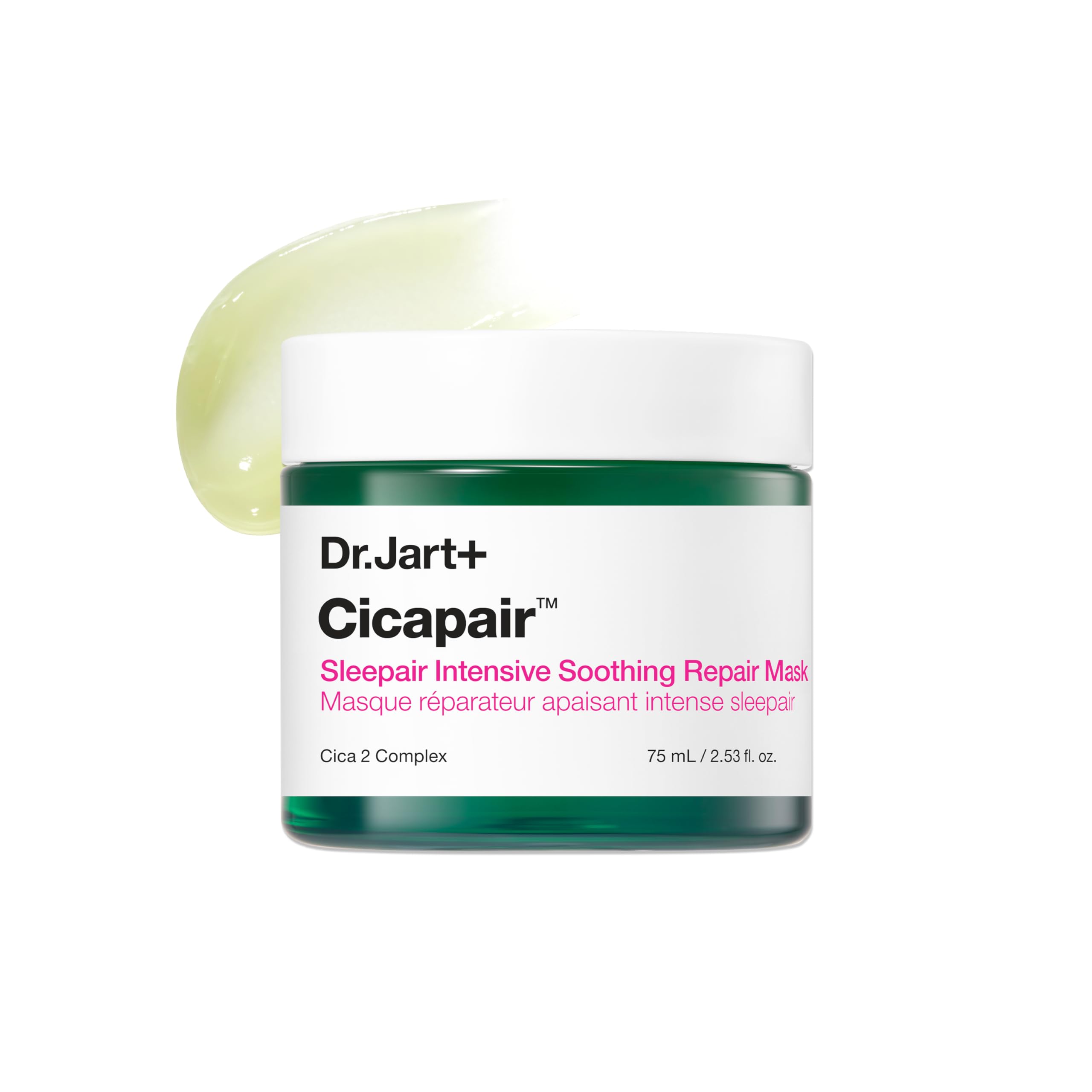 Dr.Jart+ Cicapair Sleepair Masque de Nuit Réparateur Intensif au Centella Asiatica | Réparation de la Barrière Cutanée | Soin de la peau coréen, 75 ml