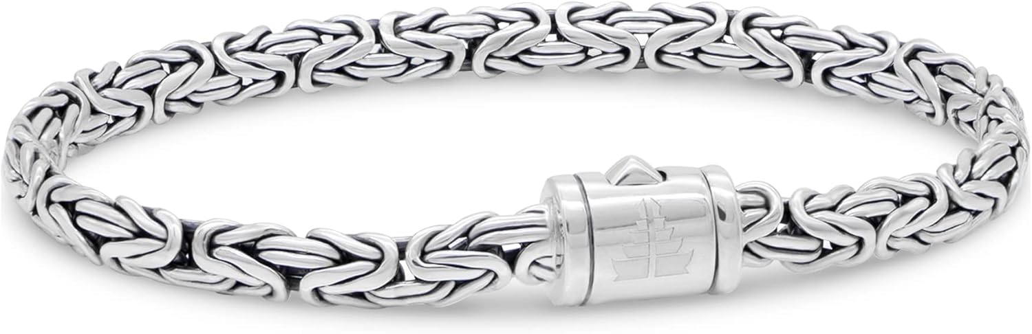 Borobudur 5mm Oval Chain / Push Button Lock