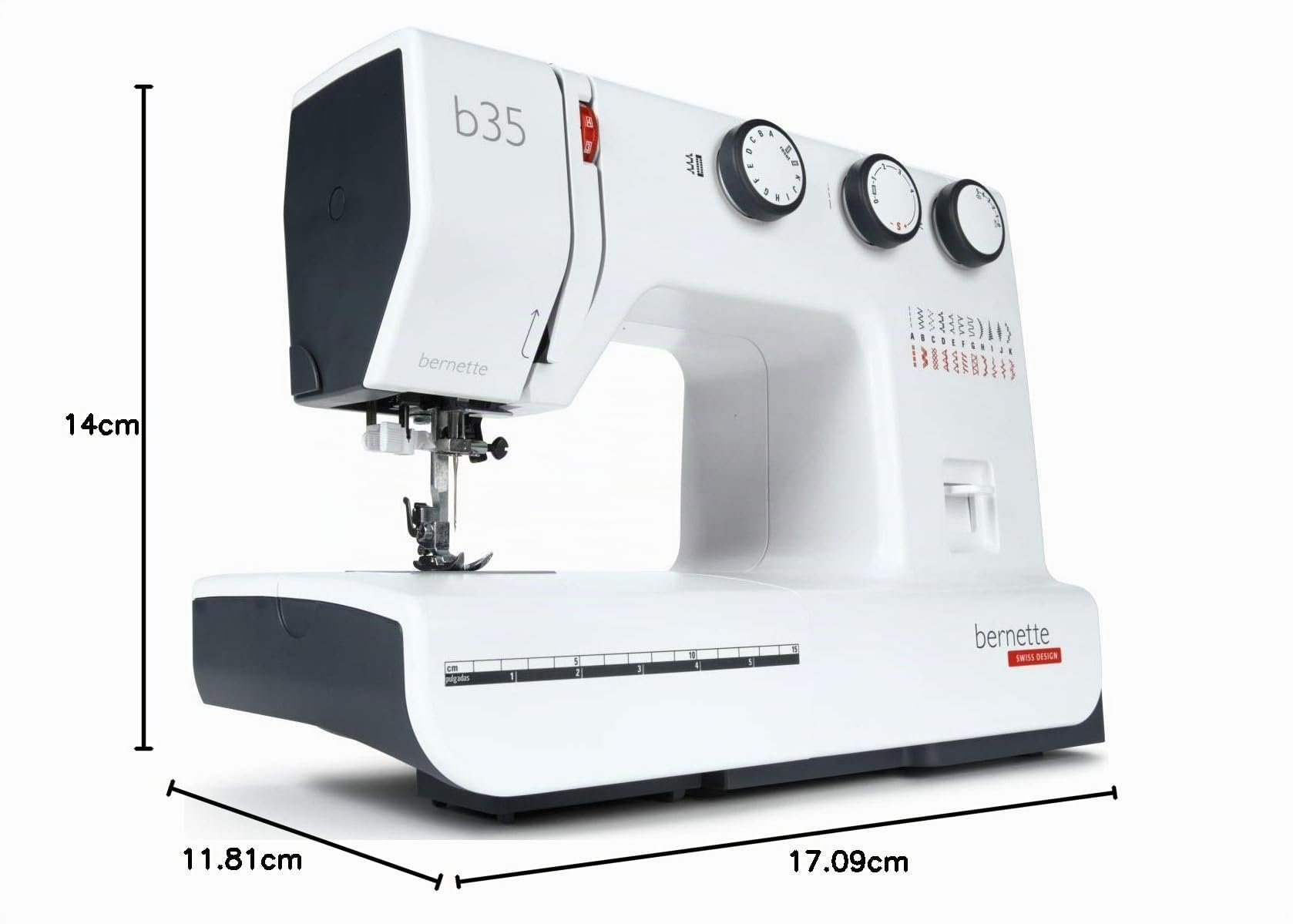 Bernette 35 Máquina de coser de diseño suizo